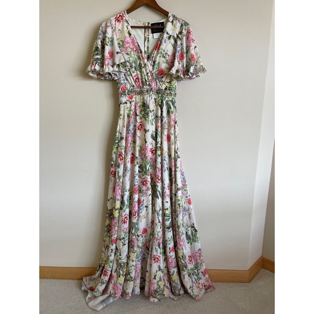 McDuggal Floral Gown
